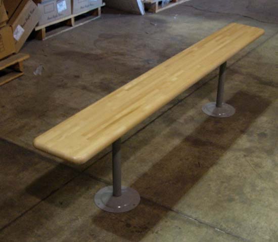 Locker Room Benches with Steel Pedestalsimage 1